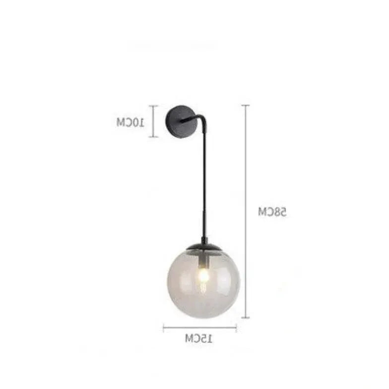 Black Led Wall Reading Lamp