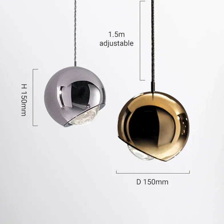 Light Single Pendant For Bedroom Valentina Metal Warm White Ip20 Led