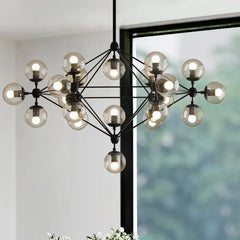 Black Statement Pendant Light For Bedroom Valentina Metal Ip20