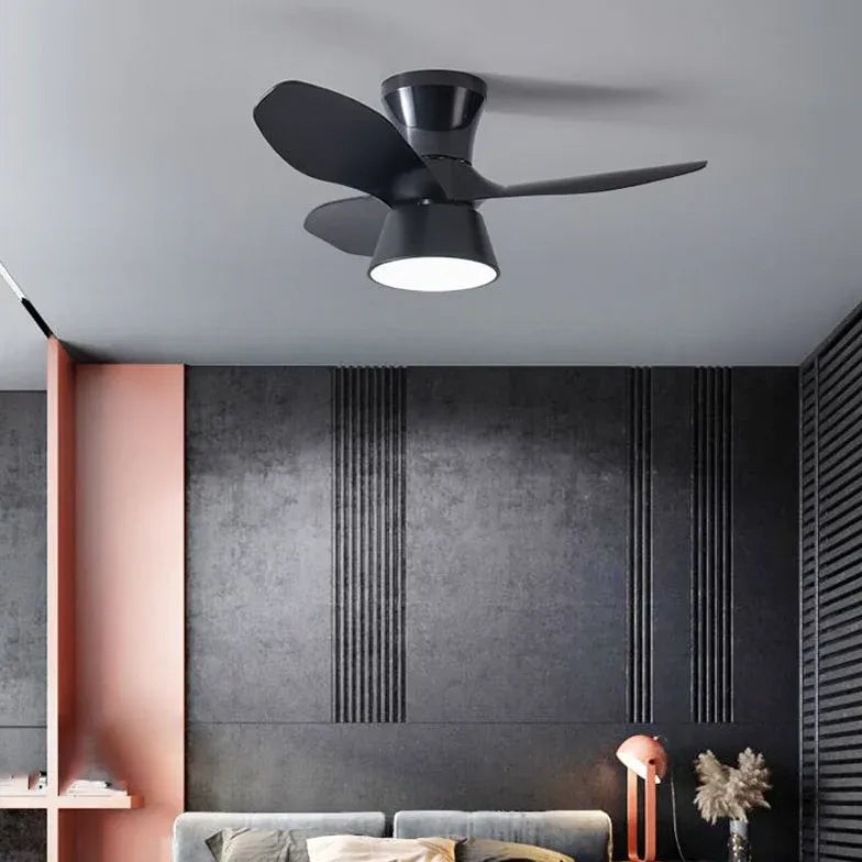 Ceiling Fan With Light For Bedroom Walters Metal Dimmable Led