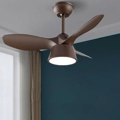 Ceiling Fan With Light For Bedroom Walters Metal Dimmable Led