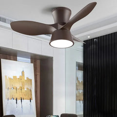 Ceiling Fan With Light For Bedroom Walters Metal Dimmable Led