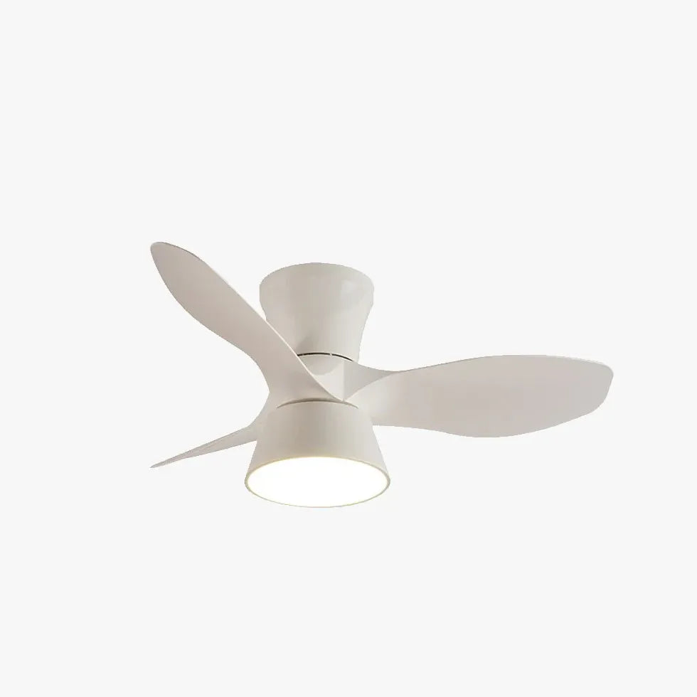 Ceiling Fan With Light For Bedroom Walters Metal Led