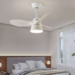 Ceiling Fan With Light For Bedroom Walters Metal Led