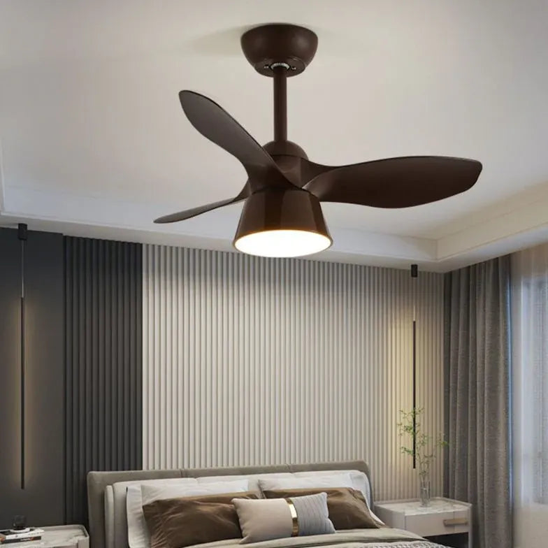 Ceiling Fan With Light For Bedroom Walters Metal Led