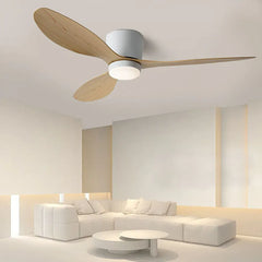 Black Ceiling Fan With Light For Study Room Walters Metal Dimmable