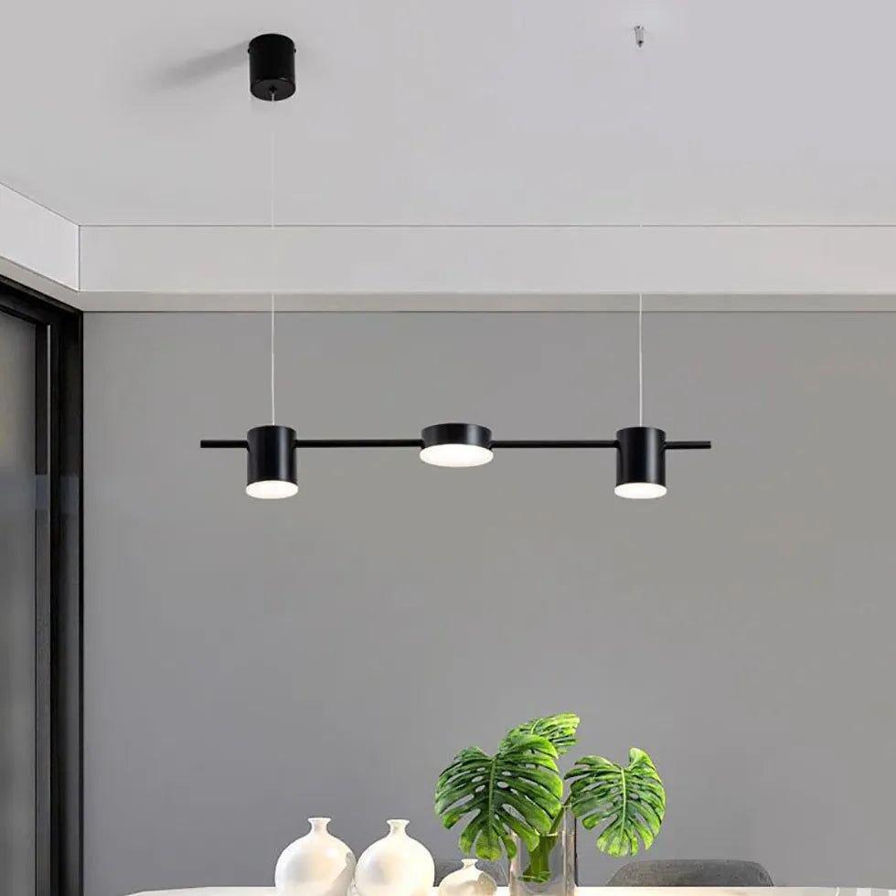 Black Chandelier For Bedroom Weiss Metal Ip20 Dimmable Led