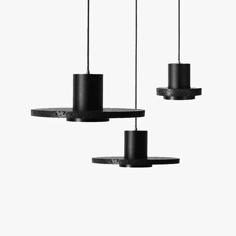 Black Bedside Pendant Light For Bedroom Zaid Stone