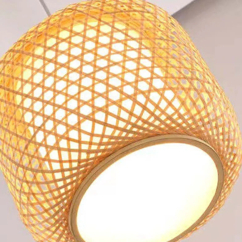 Bamboo Natural Rattan Pendant Light